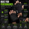 Men’s Half Finger Gym Gloves for Weight Lifting – Anti-Slip