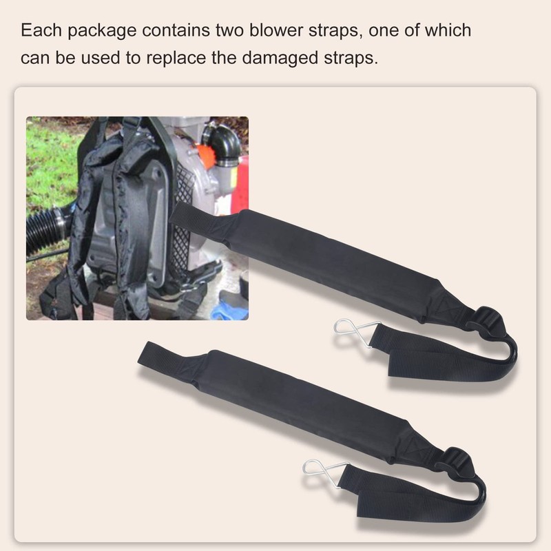 AMTHKNO 511758401 2-Pcs Backpack Blower Shoulder Straps for RedMax EBZ7500