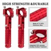 XINGWU Foldable Motorcycle Highway Foot Pegs Universal for 1-1/4" 32mm