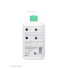 CeraVe Gel Limpiador Espumoso para Piel Normal a Grasa con Ceramidas Esenciales, Niacinamida y Ácido Hialurónico que Protege e Hidrata la Barrera Natu