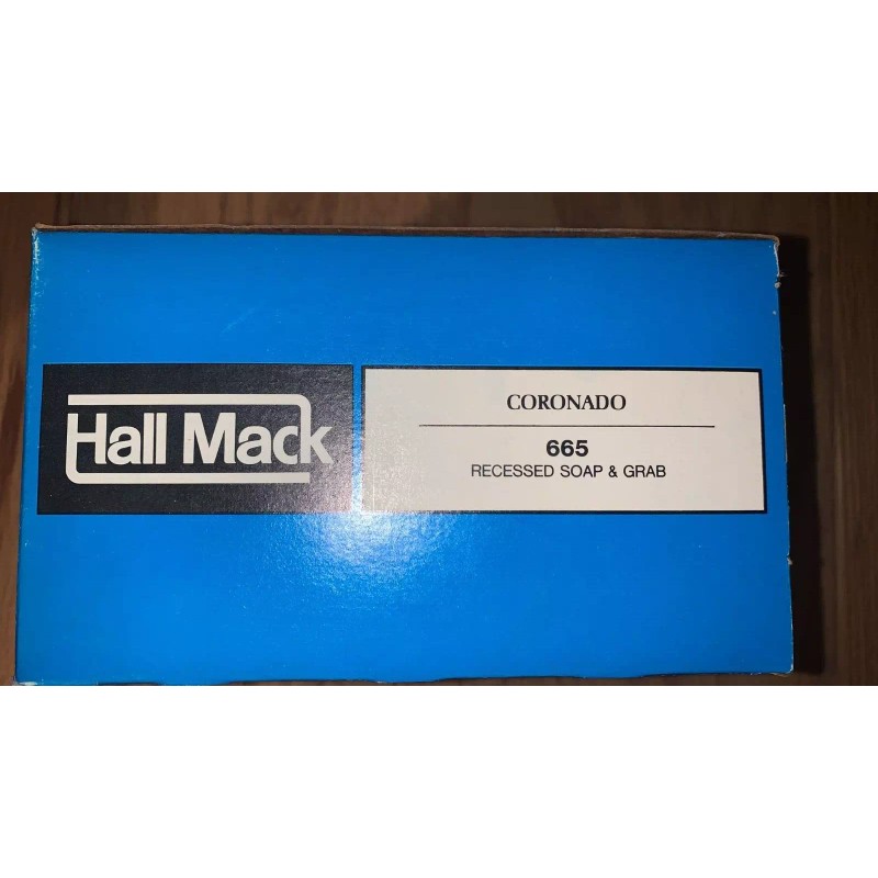 Hall Mack Coronado 665 Recessed Soap and Grab Bar (New)