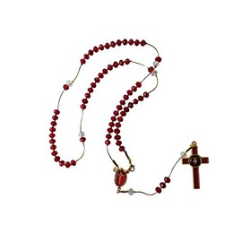 Fancy Precious Blood of Christ Rosary Rosario De La Preciosa Sangre De Cristo