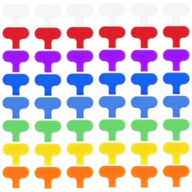 YBEATY 60 Pcs Cable Labels Write On Cord Labels Tags Wire Label Reusable Self-Adhesive Nylon Cable Tags for Charging Cords Electronics Computers Management and Identification