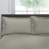 Appletree Pair of Oxford Pillowcases, 100% Cotton Silver, 76 x