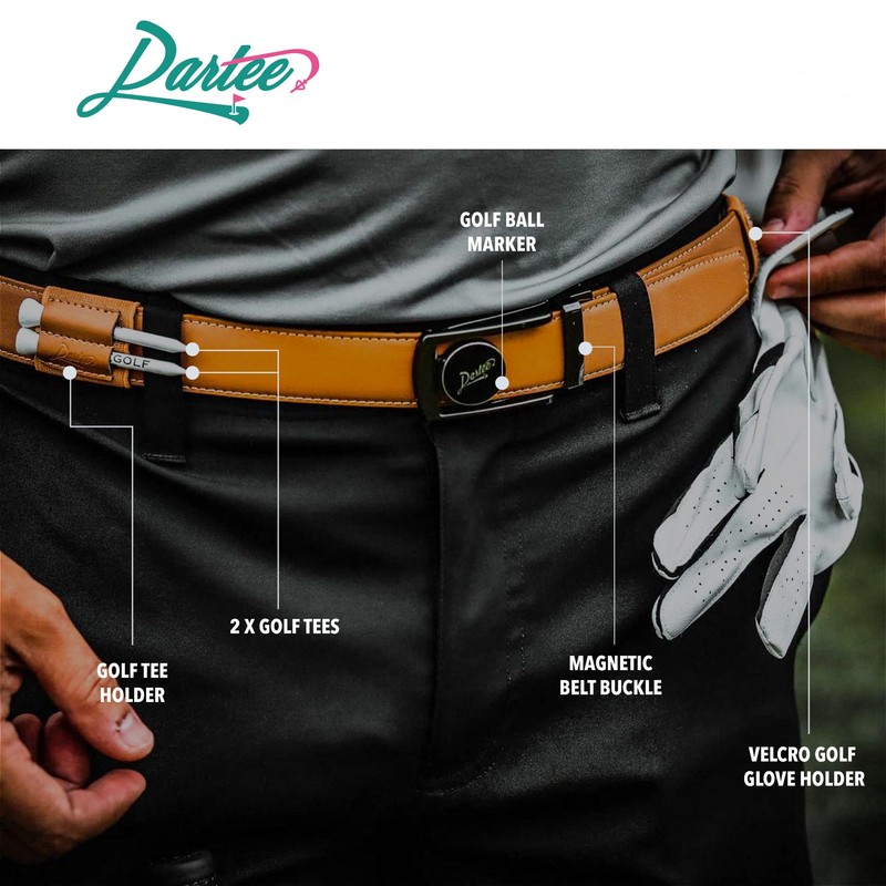 Golf Belt Rain Check Collection – Desert Storm Tan