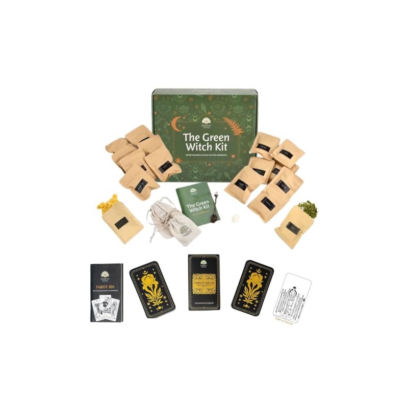 Green Witch Herbal Ritual Kit & Tarot Cards Bundle –
