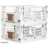 Brandsseller Foldable Folding Box, S, Set of 6, Sturdy Shopping