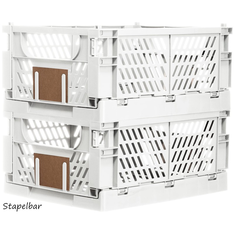 Brandsseller Foldable Folding Box, S, Set of 6, Sturdy Shopping
