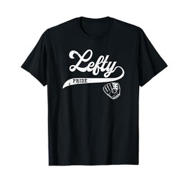Lefty Left Handed Baseball Softball Proud Woman Men Retro T-Shirt