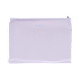 Kerastase Light Purple Cosmetic Makeup Pouch Travel Bag - 10" x 7"