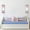 Disdressed Starfish Wall Candle Sconces (Set of 2) - Beach