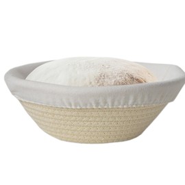 Bread Proofing Basket,Round Oval Bread Proofing Baskets Cotton Rope | Baking Supplies, Pastry Making Storage Container for Baking Lovers
