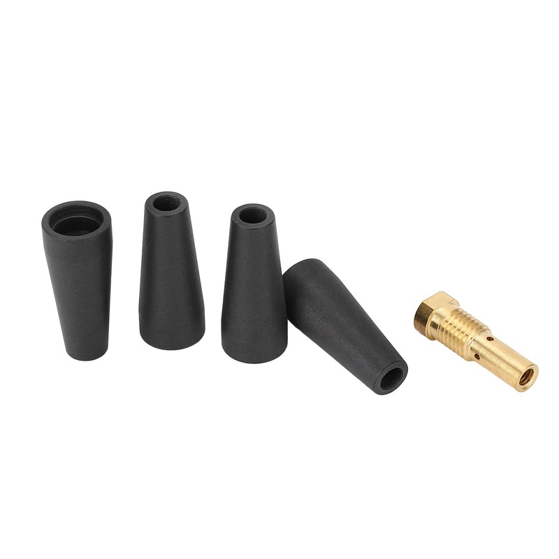 4Pcs PTFE Flux Core Gasless Nozzle 1Pcs Brass Gas Diffuser
