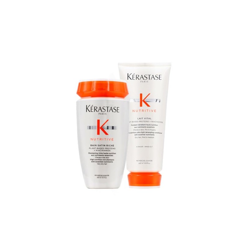 Kérastase Bain Satin 2 & Lait Vital (Shampoo & Conditioner)