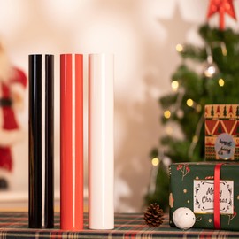 LOFFA Red HTV Vinyl Rolls, Heat Transfer Vinyl for T-Shirt, 12'' X 35ft Red Iron on Vinyl Compatible with Cricut and All Cutting Machines, Heat Press Vinyl for Fabric Craft DIY