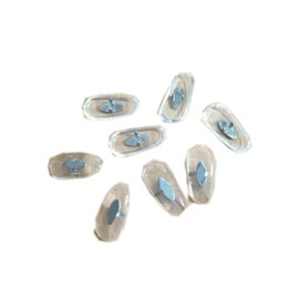 DOREKIN 5 Pairs Transparent Glass Glasses Sunglasses Nose Pads for RB