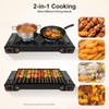 SNKOURIN 2 Burner Portable Butane Camping Stove, Dual Fuel Stove