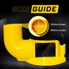 Trim Router Hose Adapter Compatible with Dewalt DCW600, Accessories for