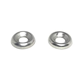 #8 Stainless Steel (316 Marine Grade Stainless) Finishing Washers Cup Washers Countersunk (100 Pieces)