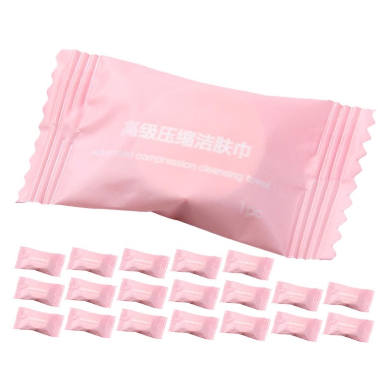 TOVINANNA 2sets Soft Gentle Nonwoven Compressed Towel Disposable Face Towel