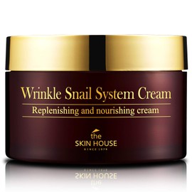 The Skin House Wrinkle Snail System Cream (100 ml, 3.38 fl.oz.) Anti-Wrinkle Anti-Ageing Cream with Snail Mucine Moisturising Cream Skin Elasticity Night Cream