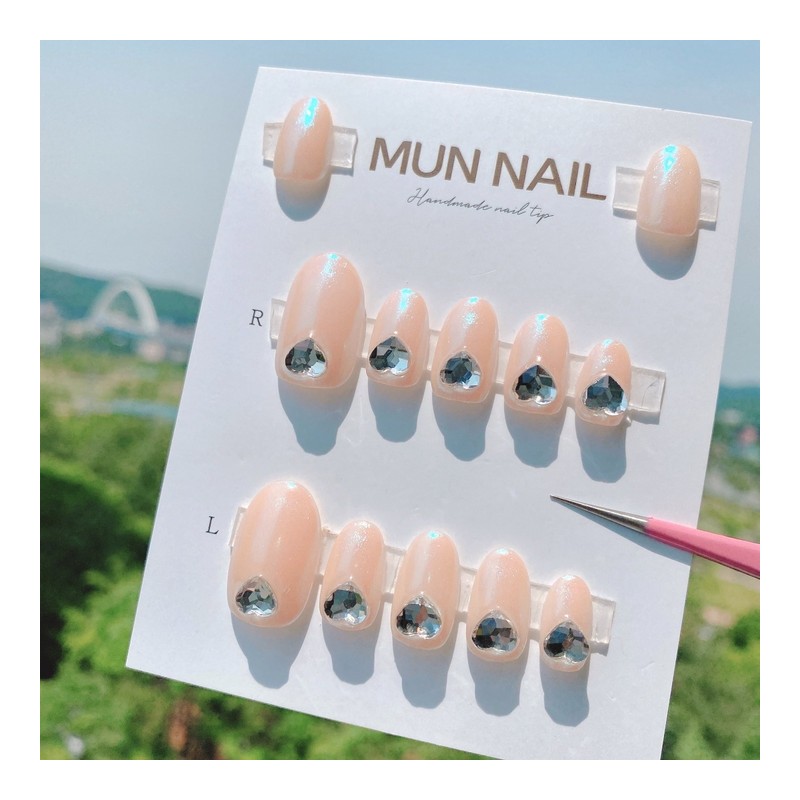 MunNail Mermaid Heart - Ballerina / MunNail 머메이드 하트 -
