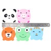 Honbay 5PCS Cute Colorful Animal Silicone Rubber Coasters Cup Mats