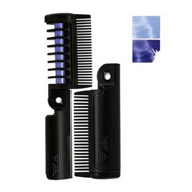 DLZZRS Color Hair Dyeing Comb, Temporary Hair Dye Built-In Comb Easy to Color & Wash, Temporary Hair Color Chalk Hair Dye Stick, Professional Dye Comb for Girls & Kids Halloween Party, #06 Light Blue