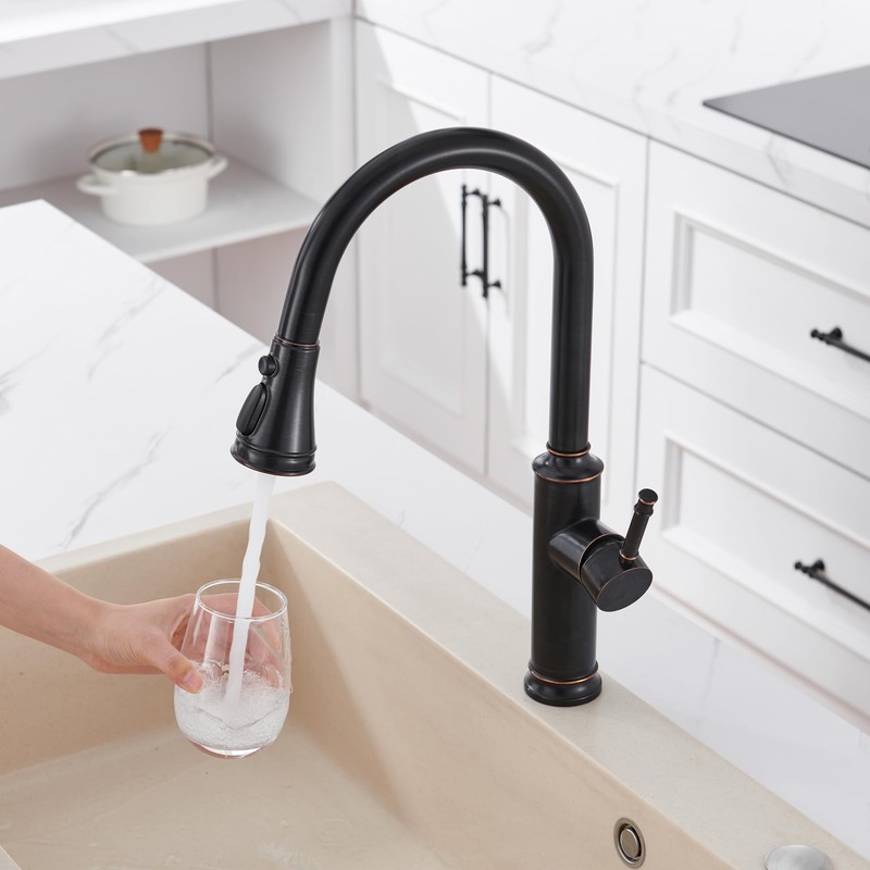 Kitchen Faucet Spray Head Replacement - Pull Down Faucet Sprayer