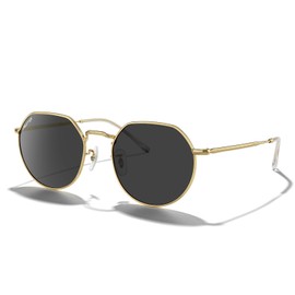 MERRY'S Round Polygon Metal Polarized Sunglasses for Women Men Retro Classic Vintage Shades S6565