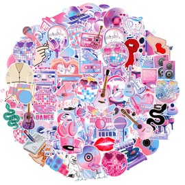 75Pcs Popular Music Stickers Fashion Singer Vinyl Stickers Decal Gifts for Music Lovers Music Party Favors Decorations Music Stickers for Kids Water Bottles Laptop Skateboard Guitars Phone