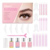 Kit Diseño De Cejas Y Pestañas Planchado Profesional Rizado