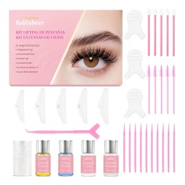 Kit Diseño De Cejas Y Pestañas Planchado Profesional Rizado