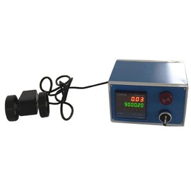 INTSUPERMAI Roller-Type Meter Counter Double Measure Wheel Length Measuring Machine with Digital Display Counter Range 0-9999.99 Meters for Measuring Textile, Printing, Artificial Leather AC85-265V