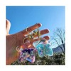 Waterball Keyring Key & Bag Charm Decoration Bag Decor Purple