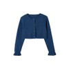 Vertbaudet Girls' Bolero Oeko-Tex, blue