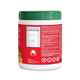 Organika Canadian-Made Enhanced Collagen Sport - 20g Collagen Protein + Creatine, Taurine, and Complete Amino Acid Profile | Promotes Muscle Growth, Strength, and Joint Health - Lemon Flavour - 564g