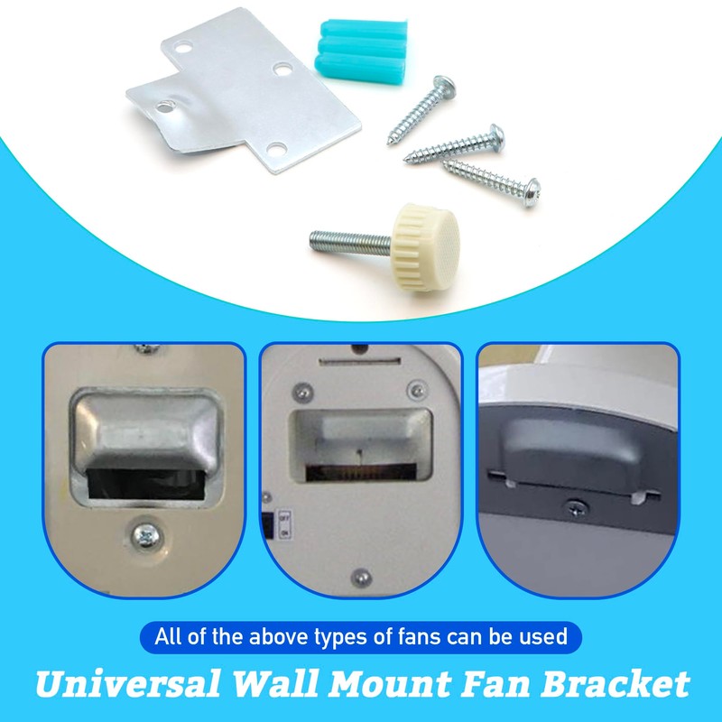 LUTQ Heavy Duty Fan Mounting Bracket, Solid Steel Wall Mount