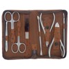 Tenartis 6-Piece Manicure Case Made of Genuine Leather