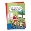NobleWorks - Funny Merry Christmas Greeting Card with Envelope (4.63