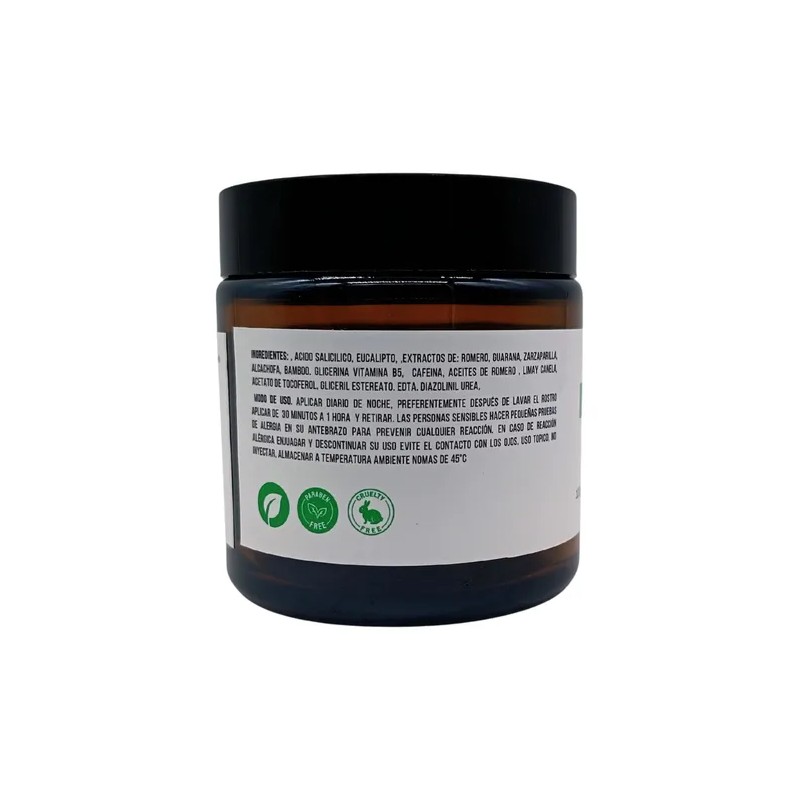 V-acnemask Gel Facial Piel Grasa Sebo Control Piel Brillosa