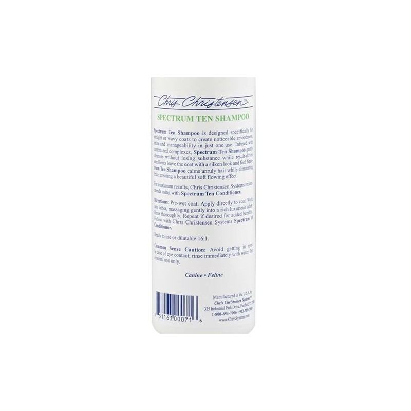 Chris Christensen Spectrum Ten Shampoo-16 Ounce