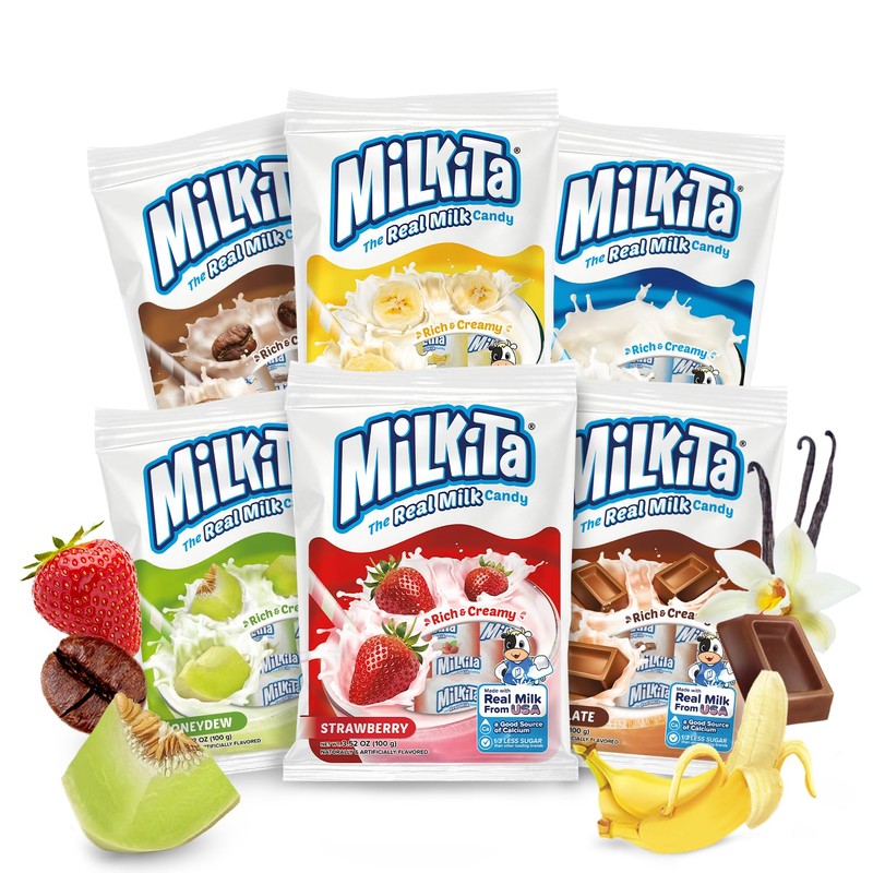 Milkita Creamy Assorted Milk Candy – Low-Sugar Healthy Sweets with