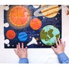 Petit Collage Floor Large Puzzle for Kids, Completed Outer Space