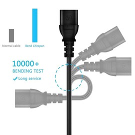Jantoy 5ft/1.5m UL Listed AC in Power Cord Outlet Socket Cable Plug Compatible with Pro9000 Pro8300 Pro8200 PJD7820HD 1080p 3D DLP Home Theater Projector