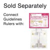 Guidelines4Quilting Guidelines Ruler - 6-in x12-in, Non-Slip, Unbreakable Quilting Ruler