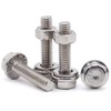 (15 Sets) M6-10 x 20mm Flanged Hex Bolt with Hex