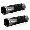 CNC Aluminum Motorcycle Handlebar Grip, Rubber End Plug 7/8" 22mm