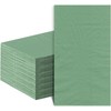 60 servilletas desechables de papel verde salvia, toallas de mano