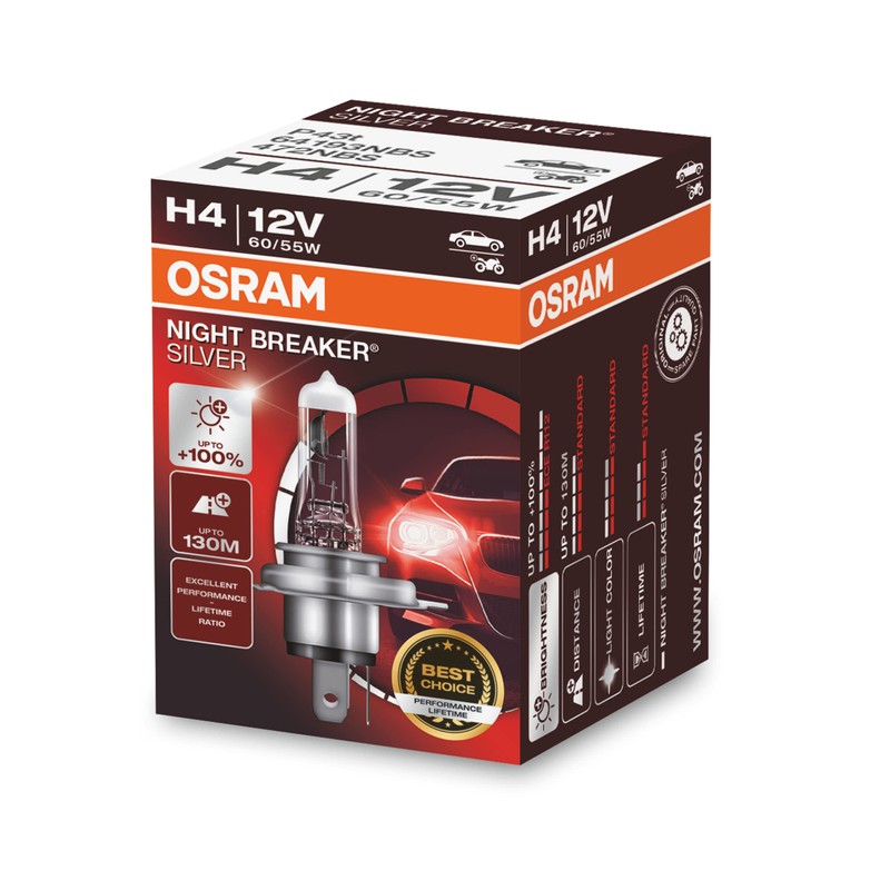 Osram next generation Night Breaker Laser H1, H4